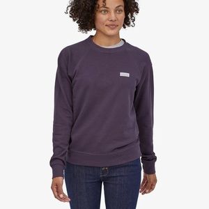 Patagonia Women's Pastel P-6 Label Organic Crew Sweatshirt Purple size medium